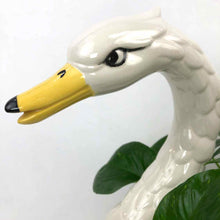 Load image into Gallery viewer, Large Ceramic Swan Planter