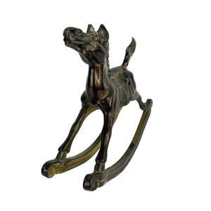 Brass Rocking Horse