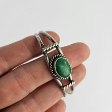 Load image into Gallery viewer, Green Turquoise &amp; Twists Cuff