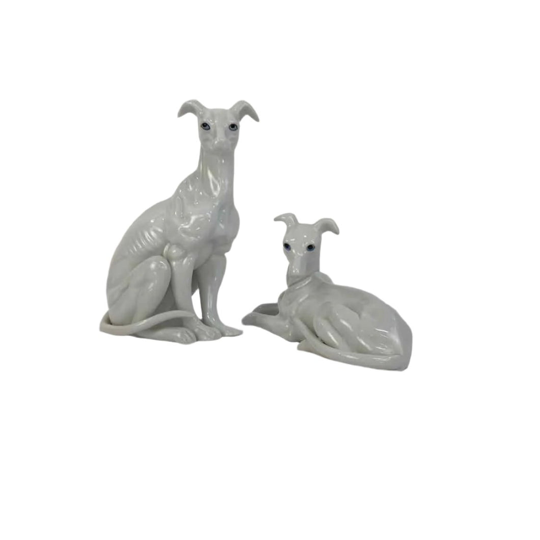 Porcelain Greyhound Dogs