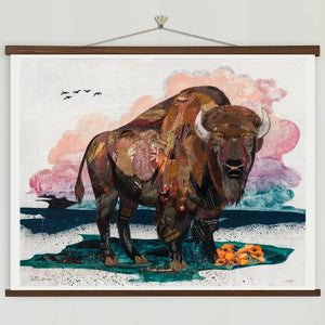 Westward Bison Print
