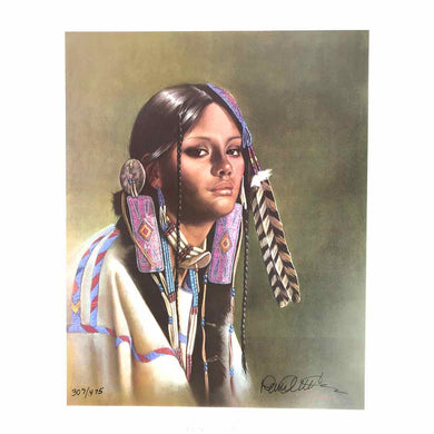 Native Woman Portrait Print