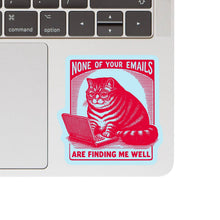 Load image into Gallery viewer, Email Cat Sticker