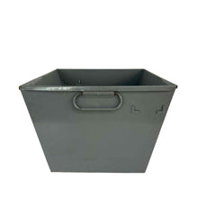 Load image into Gallery viewer, Gray Metal Bin