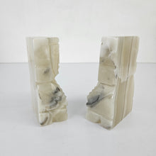 Load image into Gallery viewer, Aztec Figures Onyx Bookends