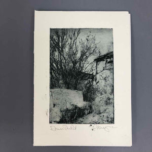 Down the Road Intaglio Print