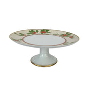 Christmas Holly Porcelain Cake Stand