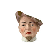 Load image into Gallery viewer, Porcelain Man's Head Planter
