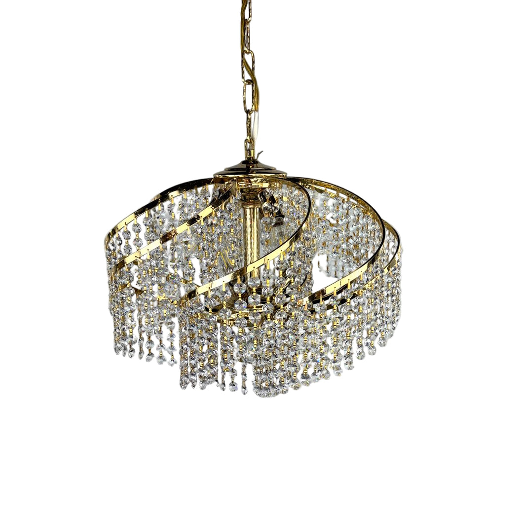Modern Swirling Chandelier