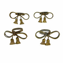 Load image into Gallery viewer, Brass Tassel Napkin Holders