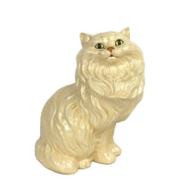 Load image into Gallery viewer, Persian Cat Ceramic Sculpture