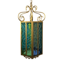 Load image into Gallery viewer, Gold Metal &amp; Glass Pendant