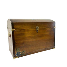 Load image into Gallery viewer, Hand Painted Wooden Trunk