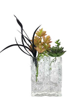 Load image into Gallery viewer, Glass Crinkle Vase