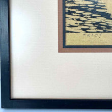 Load image into Gallery viewer, Trio Dancers Woodblock Print