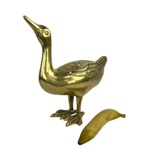 Load image into Gallery viewer, Large Brass Duck
