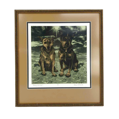 Penny & Lady Dogs Print