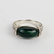 Load image into Gallery viewer, Malachite &amp; Sterling Ring