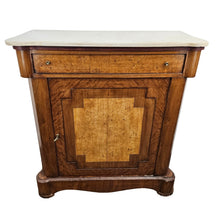 Load image into Gallery viewer, Antique Wood &amp; Marble Console
