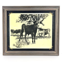 Load image into Gallery viewer, Longhorns &amp; Cactus Marble Etching