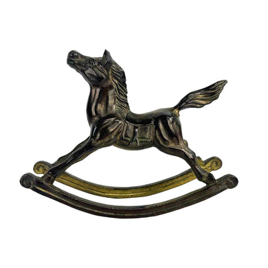 Brass Rocking Horse