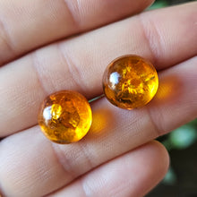 Load image into Gallery viewer, Amber Stud Earrings
