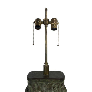Chinese Bronze Urn Lamp