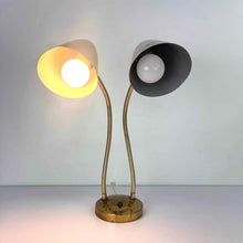Load image into Gallery viewer, Double Headed Gold Task Lamp