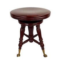 Load image into Gallery viewer, Talon Foot Piano Stool