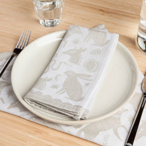 Timber Block Print Napkins