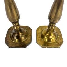 Load image into Gallery viewer, Brass Candleholders