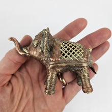 Load image into Gallery viewer, Brass &amp; Copper Dhokra Elephant