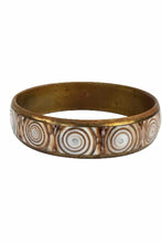 Load image into Gallery viewer, Spiral Shell Brass Bracelet