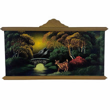 Load image into Gallery viewer, Fawn Deer Black Velvet Painting