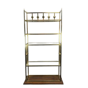 Gold Etagere Shelf