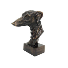 Load image into Gallery viewer, Greyhound Brass Dog Head