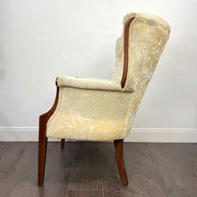 Load image into Gallery viewer, Ivory Velvet Chair