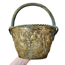 Load image into Gallery viewer, Heavy Brass Easter Basket