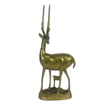 Load image into Gallery viewer, Mother &amp; Child Brass Antelopes