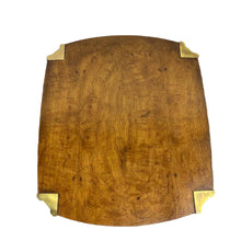 Load image into Gallery viewer, Walnut &amp; Brass End Table