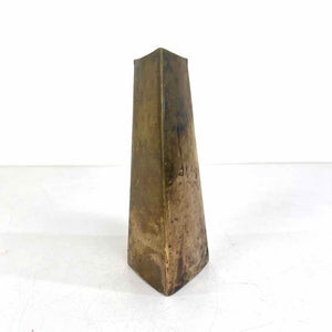 Hammered Brass Vase