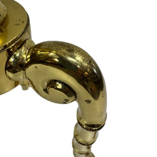 Load image into Gallery viewer, Faux Bamboo Brass Floor Lamp