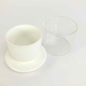 Porcelain & Glass Butter Bell