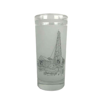 Texas Oil Rig Glass