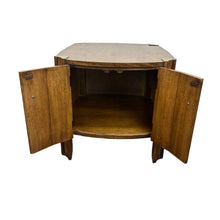 Load image into Gallery viewer, Walnut &amp; Brass End Table