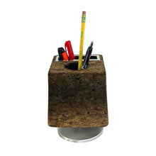 Load image into Gallery viewer, Spinning Cork Pen Holder