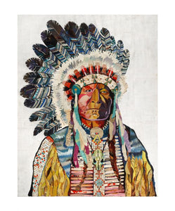 American Heritage (Chief) Signed Print