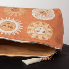 Load image into Gallery viewer, Soleil Sun Faces Cosmetic Bag