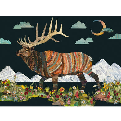 Mountain Elk Quiet Til September Print