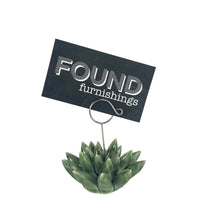 Load image into Gallery viewer, Porcelain Succulent Card Holder